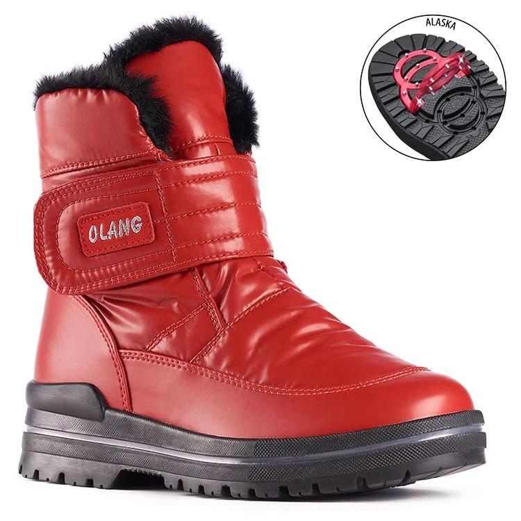 Olang Luna Velcro Rosso Winter Boot 1 Olang Luna Velcro Rosso Winter Boot