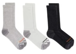 Merrell Repreve 3-Pack Hiker Crew Socks Grey