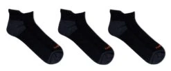 Merrell Repreve 3-Pack Low Cut Tab Socks Black