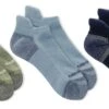 Merrell Repreve 3-Pack Low Cut Tab Socks Olive