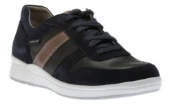 Mephisto Vito Velsp Mulberry Leather Lace-Up Sneaker