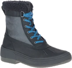 Merrell Haven Mid Lace Polar Waterproof Black Boot