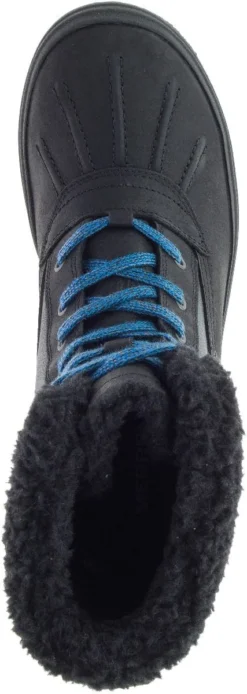 Merrell Haven Mid Lace Polar Waterproof Black Boot -Fashion Shoe Store merhavenmlp01b 1