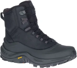 Merrell Thermo Overlook 2 Mid Waterproof Black Leather Wide Boot