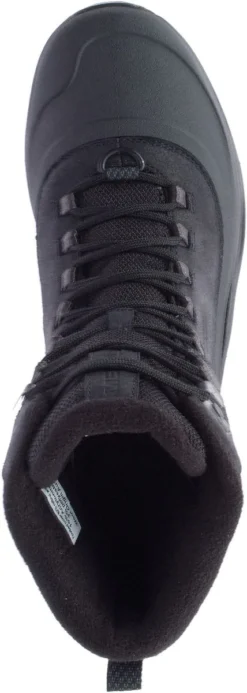 Merrell Thermo Overlook 2 Mid Waterproof Black Leather Wide Boot -Fashion Shoe Store meroverlook201b 1