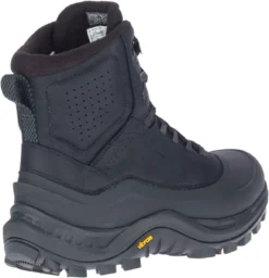 Merrell Thermo Overlook 2 Mid Waterproof Black Leather Wide Boot -Fashion Shoe Store meroverlook201c 1