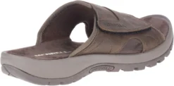 Merrell Sandspur 2 Earth Brown Leather Slide Sandal -Fashion Shoe Store mersandspur2s07c 1