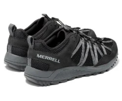Merrell Wildwood Aerosport Black Trail Running Shoe -Fashion Shoe Store merwildwoodm01b