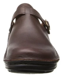 Aster Brown Leather Clog -Fashion Shoe Store naoaster739d