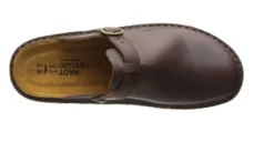 Aster Brown Leather Clog -Fashion Shoe Store naoaster739g