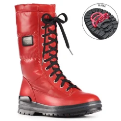 Olang Glamour Red Winter Boot -Fashion Shoe Store olaglamour10