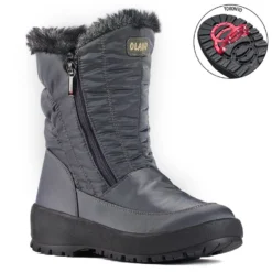 Olang Monica Anthracite Mid-Calf Winter Boot -Fashion Shoe Store olamonica05
