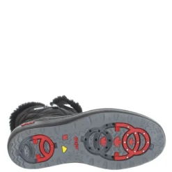 Veronica Black Nylon Winter Boot -Fashion Shoe Store pajveronica01c