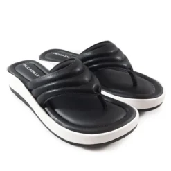 Toe Thong Blk Napa -Fashion Shoe Store pic474007n01b