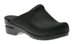 Dansko Sonja Black Oiled Leather Clog