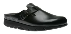 Mephisto Zaverio Unisex Black Leather Clog