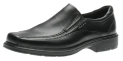 ECCO Helsinki Black Leather Slip-On Dress Shoe