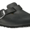 Birkenstock Boston Black Oiled Leather Clog