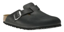 Birkenstock Boston Black Oiled Leather Clog