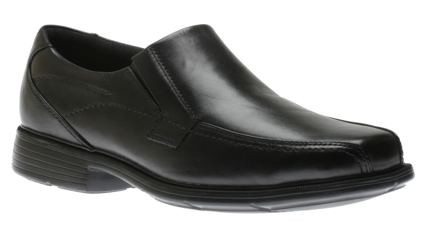 Dillon Black Leather Slip-On Dress Shoe 1 Dillon Black Leather Slip-On Dress Shoe