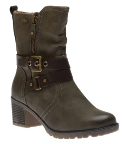 RELIFE R5028 Zip Boot Khaki