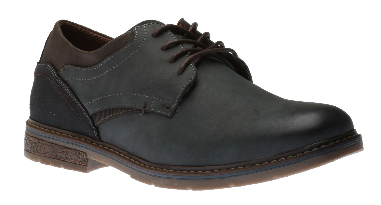 RELIFE Men's Jeans Blue Lace-Up Oxford Dress Shoe 1 RELIFE Men's Jeans Blue Lace-Up Oxford Dress Shoe
