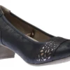 RELIFE R4037 Navy Silver Cutout Dress Pump