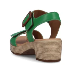 Remonte Lugano Sandal Green -Fashion Shoe Store remd0n5252c