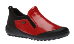 Remonte Jura Scuba Red Patent Slip-On Walking Shoe