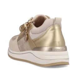 Remonte Lose Lace Zip Biege -Fashion Shoe Store remr370260c