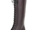 Remonte Cristallino Red Lace-Up Riding Boot