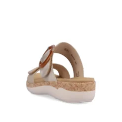 Remonte Morelia Slide Taupe -Fashion Shoe Store remr685860c
