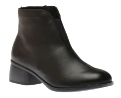 Remonte Odeon Black Leather Ankle Boot