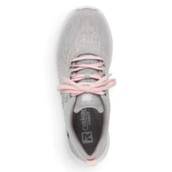 Knitup169 Grey Lace-Up Walking Shoe -Fashion Shoe Store rev4070240e