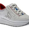 Rock White Leather Walking Shoe