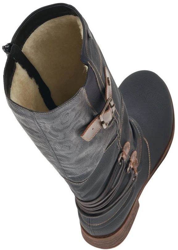 Remonte Mombasa Black Tall Boot 5 Remonte Mombasa Black Tall Boot - Image 5