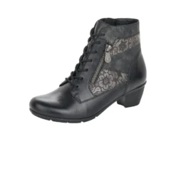 Remonte Cristallino Black Ankle Boot