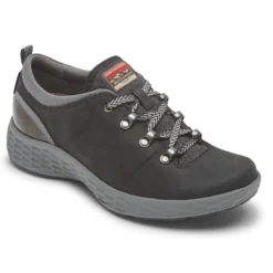 Rockport Fresh Explore Black Waterproof Lace-Up Sneaker