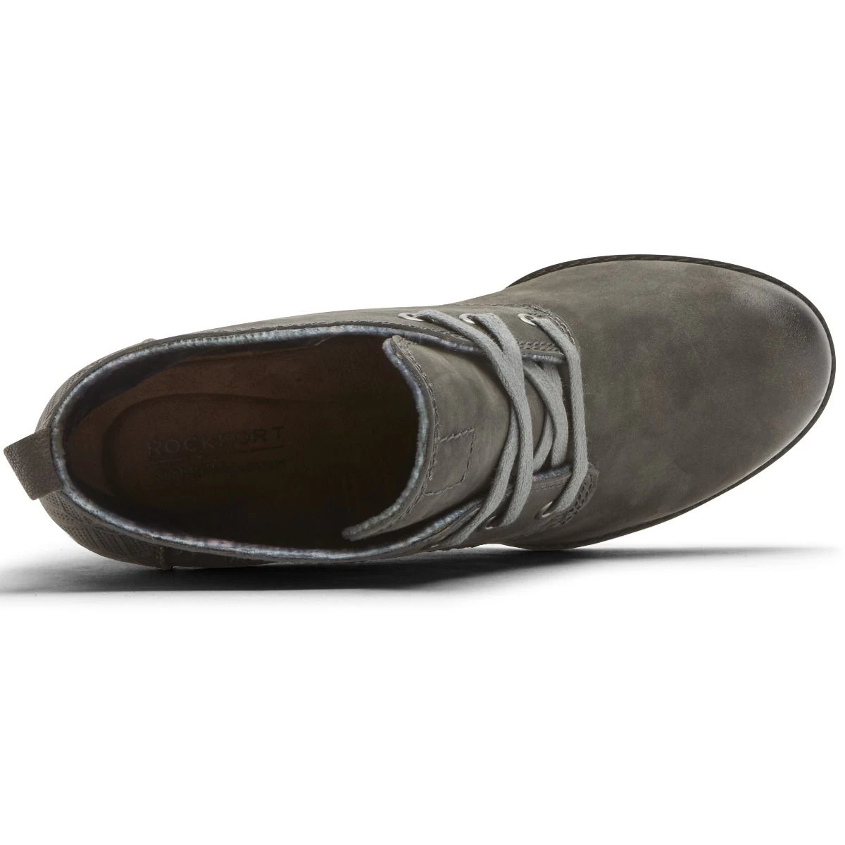 Rockport Lucinda Black Nubuck Leather Wedge Heel Chukka Boot 3 Rockport Lucinda Black Nubuck Leather Wedge Heel Chukka Boot - Image 3