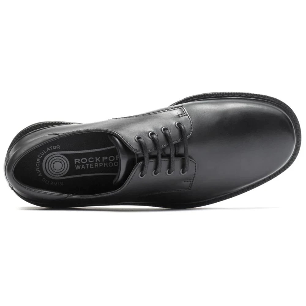 Rockport Northfield Black Leather Lace-Up Dress Shoe 4 Rockport Northfield Black Leather Lace-Up Dress Shoe - Image 4