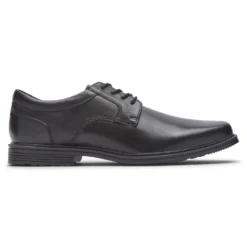 Rockport Taylor Black Leather Plain Toe Oxford Dress Shoe -Fashion Shoe Store roctaylorpt01c scaled