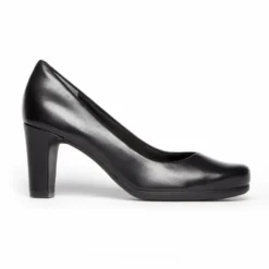 Rockport Total Motion Black Leather Heel Dress Pump