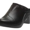 Saint Tropez 271 Black Leather Clog