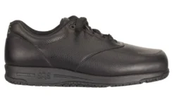Guardian Black Leather Non-Slip Lace-Up Walking Shoe -Fashion Shoe Store sasguardian01a