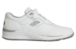 Journey White Leather Lace-Up Walking Shoe -Fashion Shoe Store sasjourney09a