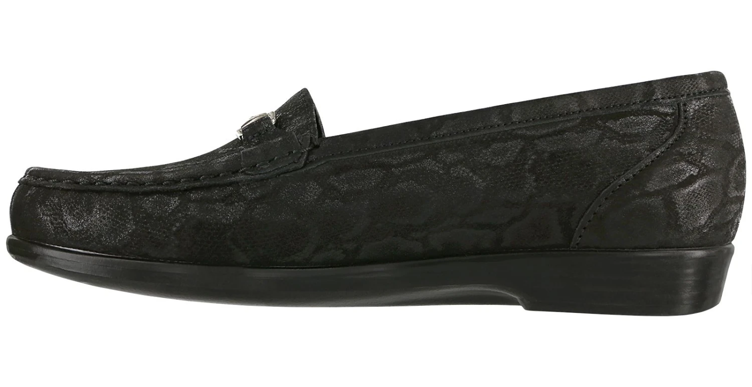 Metro Black Nero Snake Slip On Loafer 2 Metro Black Nero Snake Slip On Loafer - Image 2