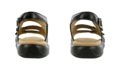 Mystic Black Leather Slingback Sandal -Fashion Shoe Store sasmystic01c