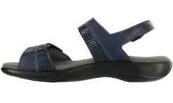 Nudu Navy Heel Strap Sandal -Fashion Shoe Store sasnudu03a