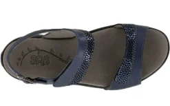Nudu Navy Heel Strap Sandal -Fashion Shoe Store sasnudu03b