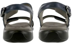 Nudu Navy Heel Strap Sandal -Fashion Shoe Store sasnudu03c